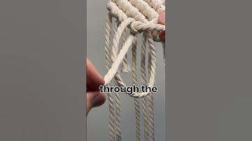 How to add cord when running out of length, double half hitch knot!