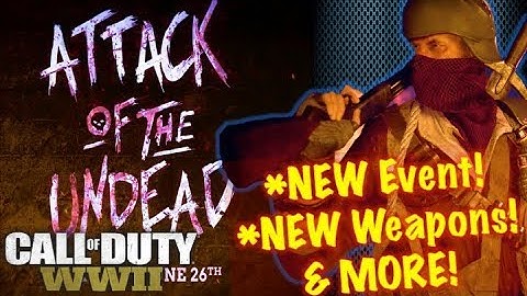 *NEW* Attack of the Undead EVENT! (NEW Weapons, New Game Mode, New Map & MORE!) | Call of Duty WW2