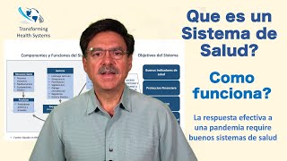 Que es un Sistema de Salud y como funciona? Episodio 1, Transforming Health Systems en Español