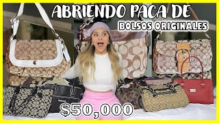 Opening PACKS OF ORIGINAL BAGS saving $ 50,000 PESOS 