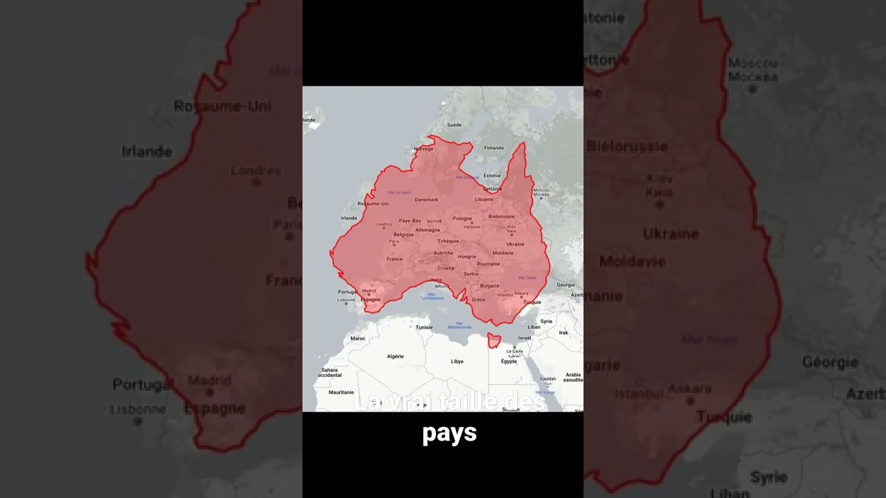 la vrai taille des pays part 1 (Australie, Groenland, Russie, Chili — free download