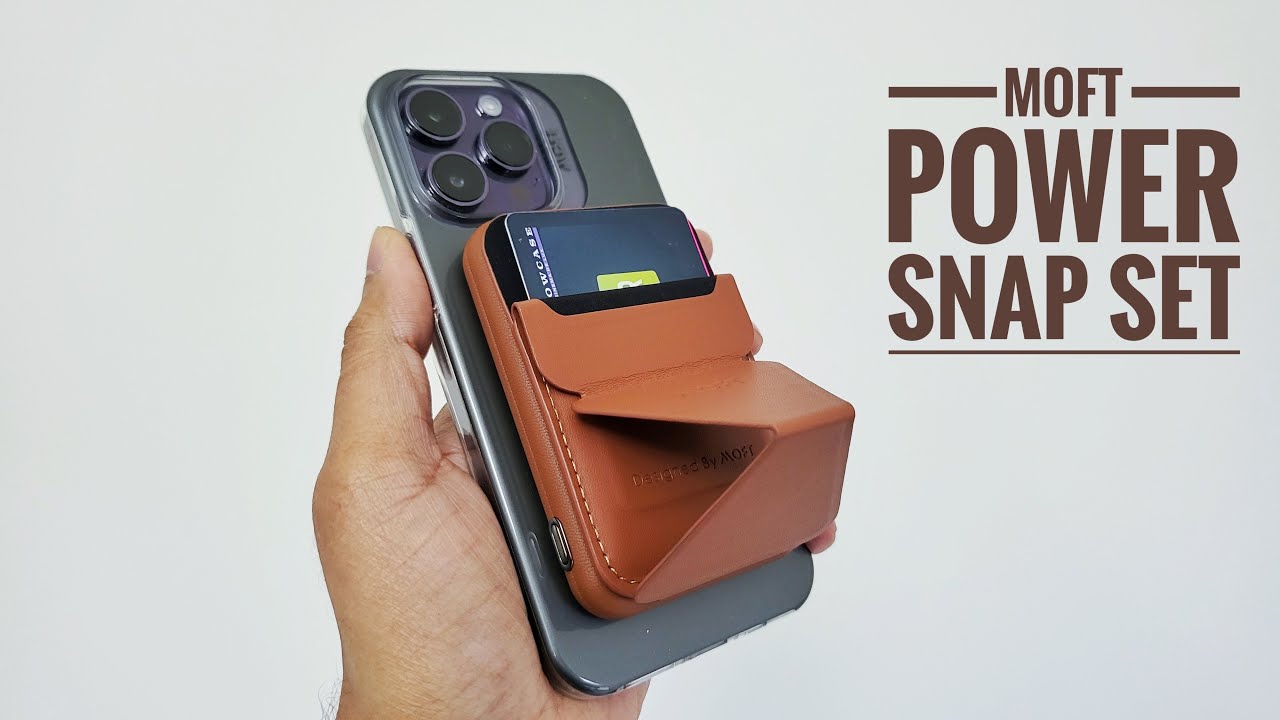 Moft Snap Stand Power Set Review - With Snap MagSafe Case For iPhone 14  Series 