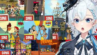 Vtuber Reacts To All Total Drama Theme  For The First Time