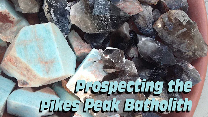 Colorado Pikes Peak Batholith Blue Amazonite and Smoky Quartz Crystals