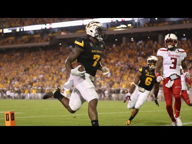 Highlight: Kalen Ballage ties FBS record for touchdowns in a single game class=