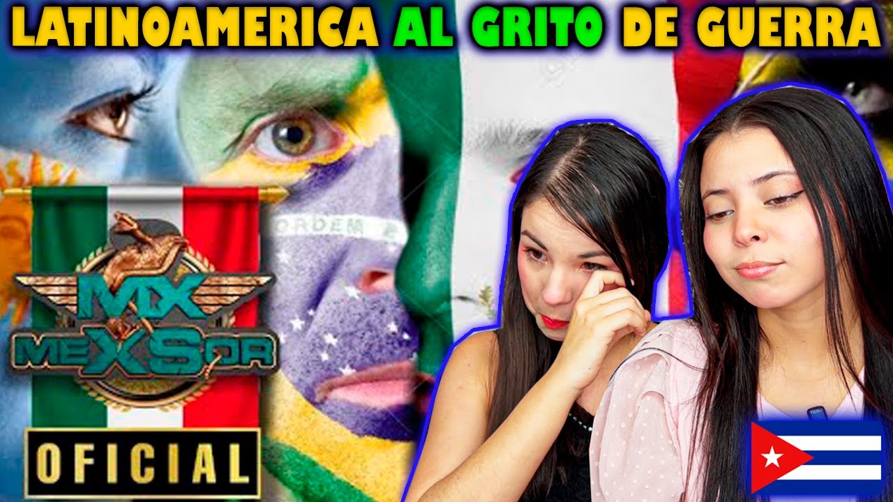 🇨🇺CUBANAS REACCIONAN a LATINOAMERICA al GRITO DE GUERRA🇲🇽