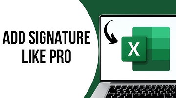 How to add signature in Excel like a pro ?