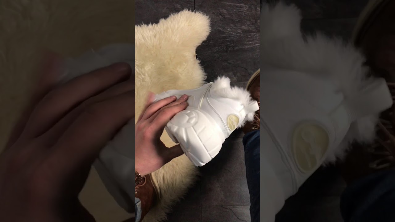 Женские зимние кроссовки Buffalo London White Fur белые Буффало