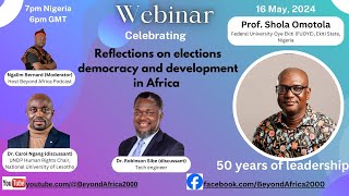 Prof. Shola Omotola "Governance crisis brings coups in Africa"