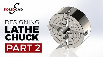 Designing Lathe Chuck in SolidWorks - Jaw (Part 2) | SolidWorks Tutorial | SolidCad