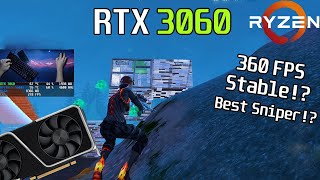 🚀 RTX 3060 + Ryzen 5 5600X · LOW Meshes · FORTNITE Competitive Settings