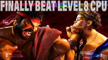 Finally Beat Level 8 CPU! - STREET FIGHTER 6 Demo Ryu vs Luke Gameplay
