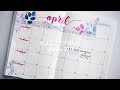 BULLET JOURNAL // PLAN WITH ME: апрель &#39;18