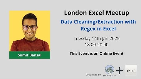 Data Cleaning/Extraction with Regex in Excel | Sumit Bansal