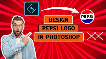 How to Create PEPSI Logo Photoshop CC - Basic Tutorial