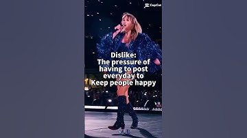Things I #like and #dislike about being a Swiftuber | #musician #taylorversion #liketime #shorts