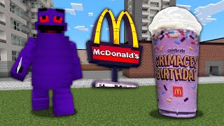 Новый Мод На Гримас Шейк В Майнкрафт Grimace Shake Mcdonald’s Addon Minecraft Pe Mod