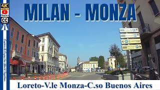 Milan to Monza Driving Dashcam 4K | From Milan's Bustling Center to the Royal City of Monza and back screenshot 4