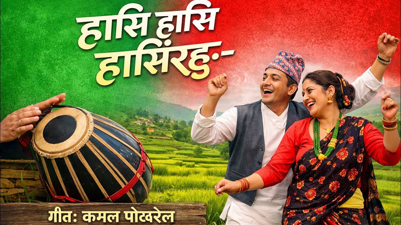 हासि हासि हासि रहु -Hasi Hasi Hasi rahu, new nepali song by kamal pokhrel, nepali song 2026, हासिरहु