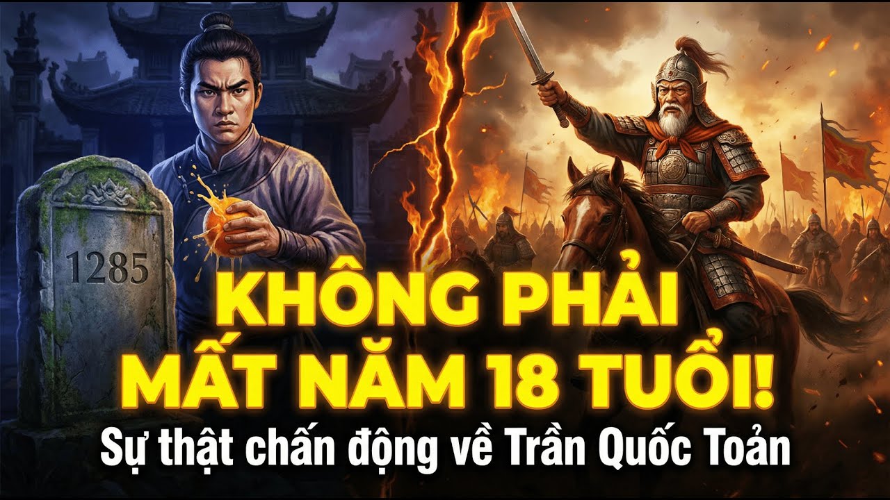 Trần Quốc Toản KHÔNG Tử Trận Năm 18 Tuổi? Bí Ẩn 700 Năm Lịch Sử & Sự Thật Về 