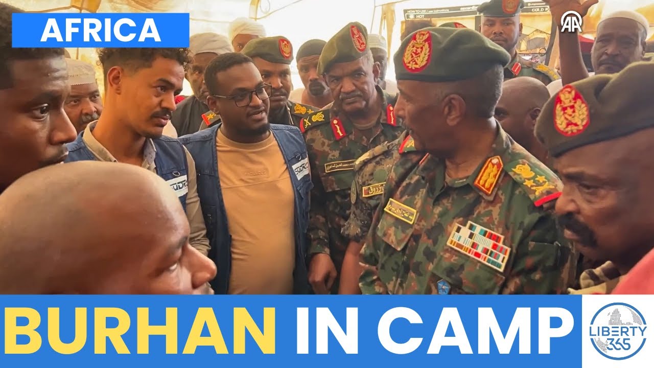 Burhan Visits Northern Sudan Camp After El-Fasher Massacre