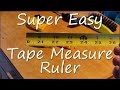 Steel Ruler From Broken Tape Measure