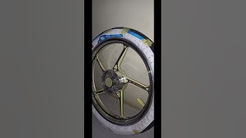 Thumbnail of repaint velg vnd dari warna biru ke merah