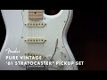 Набір звукознімачів FENDER PURE VINTAGE '61 STRATOCASTER PICKUP SET AGED WHITE