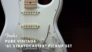 Pure Vintage '61 Stratocaster Pickup Set | Fender