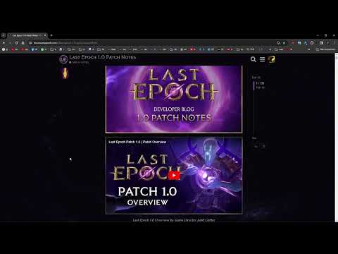 Last Epoch News: