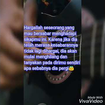 Viva video kata kata galau (Cover melody guitar sedih)