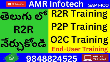 O2C Process in SAP SD- SAP O2C End user Course in Telugu -SAP OTC (Order to Cash) Process in Telugu