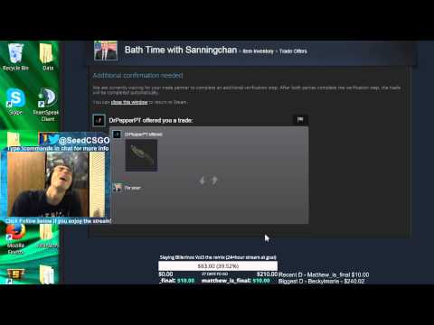 Seed reacts to the first knife ever being donated! Seed CSGO