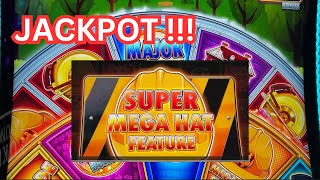SUPER MEGA HAT on Huff n' even more Puff slot machine! Handpay Jackpot for the great comeback!!!