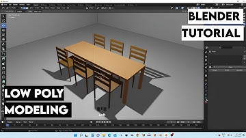 Create a Low Poly Table in Blender - Easy Tutorial