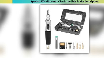 First Look 10 in 1 Butane Gas Soldering Iron Kit Automatic Ignition Welding Torch Tools Portable El