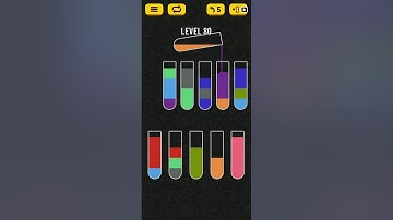 Water sort Puzzle | Level 80 | Gameplay Walkthrough