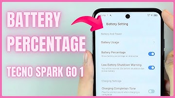 How to Show Battery Percentage on Tecno Spark Go 1