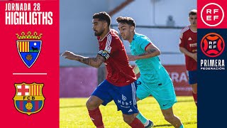 Resumen #PrimeraFederación | CD Teruel 2-4 FC Barcelona Atlètic | Jornada 28, Grupo 1