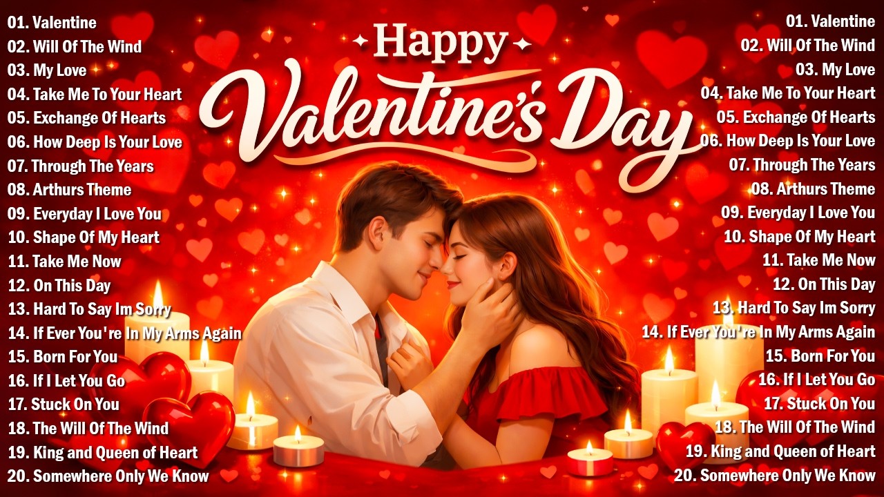 VALENTINE Love Songs 2026 🌹 Greatest Relaxing Love Songs 80's 90's - Timeless Ballads
