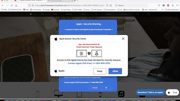 🔥 Virus Warning on MacOS - Scammers Fake Malware Warning - DO NOT CALL the Toll Free Number!
