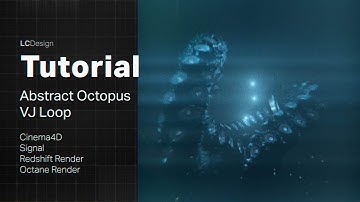 Create Abstract Octopus VJ loop with SIGNAL and Cinema4D (@LuisMiranda4D)