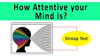 How Attentive Your Mind is? | Stroop Test | 90% fail!
