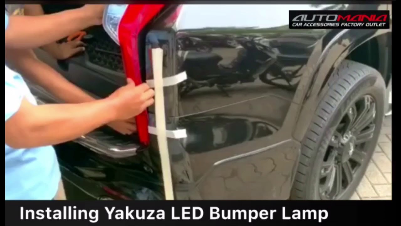 Yakuza LED Bumper Lamp + Luxury Door Sill Plate All New Pajero Sport