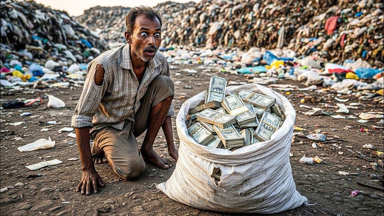 “راجل فقير لقى ملايين الروبيات في الزبالة.. واللي عمله بعدها صَدَم الكل!”