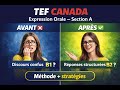 TEF CANADA / TEFAQ : j’analyse l’EXPRESSION ORALE (Section A) – B1 ou B2 ?