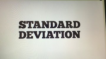 Video Blog 17: Technical Analysis - Standard Deviation - Market Volatility