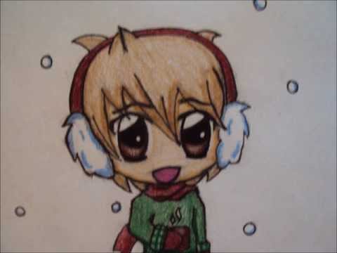 How to Draw a Winter Chibi Boy YouTube