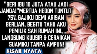 "Beri Ibu 10 Juta Atau Jadi Janda!" Mertua Hedon Kupelot0ti, Langsung Kuusir & Ceraikan Suami!