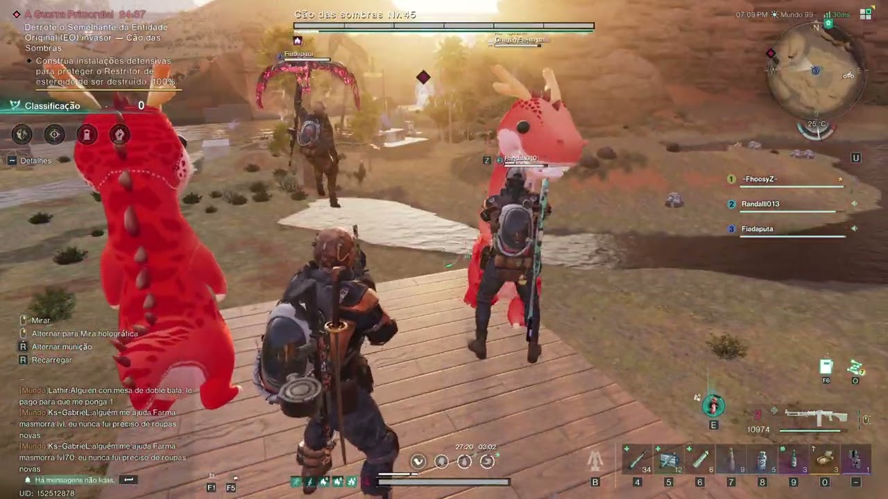 Once Human Guerra Primordial Fronteira Ignis - Gameplay 2025